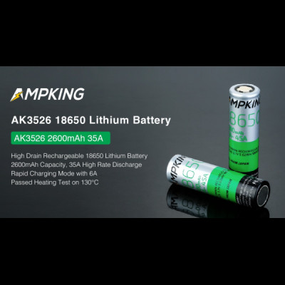 ΜΠΑΤΑΡΙΑ Ampking AK3526 18650