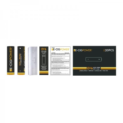 Battery 18650 EV6 3000mAh - E-Cig Power