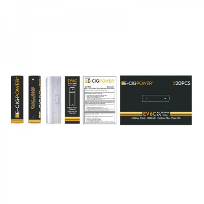 Battery 18650 EV6C 3500mAh - E-Cig Power