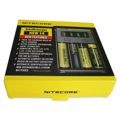 Nitecore Intellicharger New Ι4 Li-ion / NiMH Charger - Φορτιστής Μπαταριών