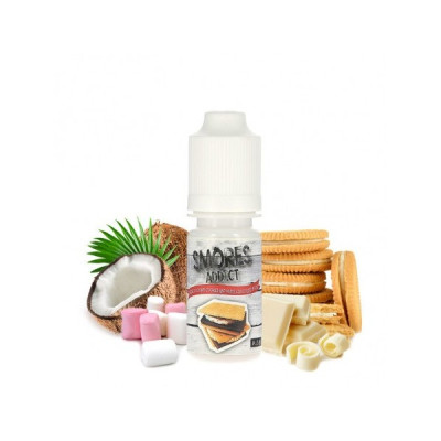 ΑΡΩΜΑ Chewy Coconut Cookies and White Chocolate Smore 10ML - Smores Addict
