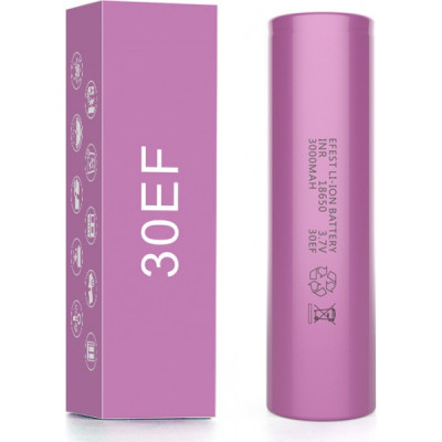 Μπαταρία Efest 18650 30EF 3000mAh