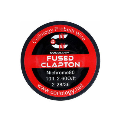 Coilology 10ft Spools/Reels [Ni80] Fused Clapton 2.60Ω/ft