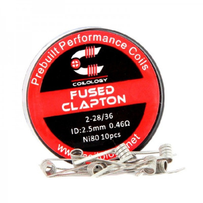 Coilology Fused Clapton coils 0.46ohm Ni80