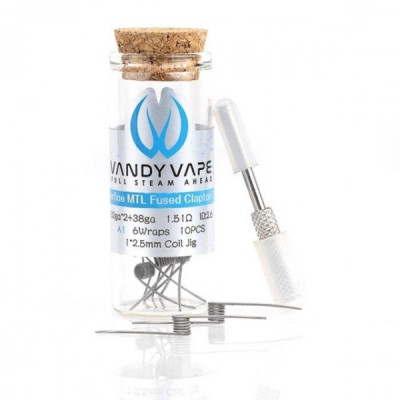 Vandy Vape Superfine MTL Fused Clapton Prebuilt Coil Ni80 0.7ohm