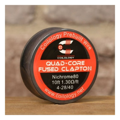 Coilology 10ft Spools/Reels [Ni80] Quad Core Fused Clapton