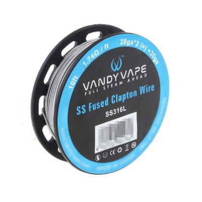 Vandy Vape Superfine Mtl Fused Clapton Wire SS316L