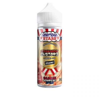 American Stars Strawberry Custard Flavour Shot (120ML)