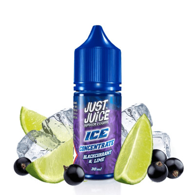 BLACKCURRANT LIME CONCENTRATE ICE JUST JUICE 30ML