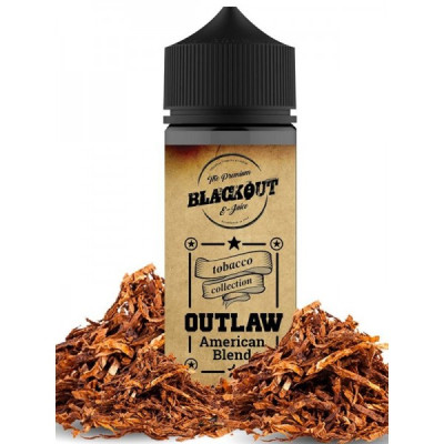 BLACKOUT FLAVOR SHOT TOBACCO COLLECTION OUTLAW AMERICAN BLEND 120ML