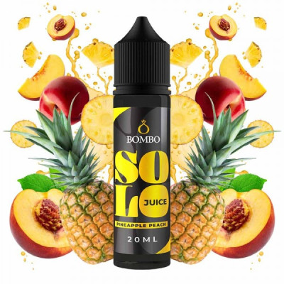 BOMBO SOLO JUICE PINEAPPLE PEACH 60ML