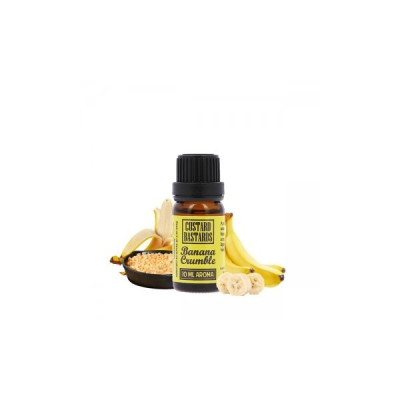 ΑΡΩΜΑ Banana Crumble 10ml - Custard Bastards by FlavorMonks