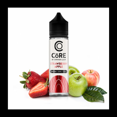 Dinner Lady  Core Flavour Shot Strawberry Apple 60ml