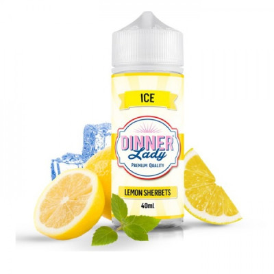 Dinner Lady Flavour Shot Lemon Sherbets Ice (120ML)