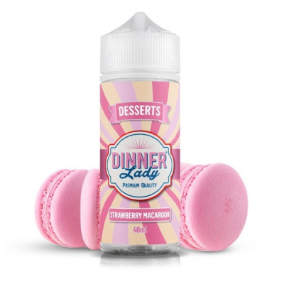 Dinner Lady Flavour Shot Strawberry Macaroon (120ML)