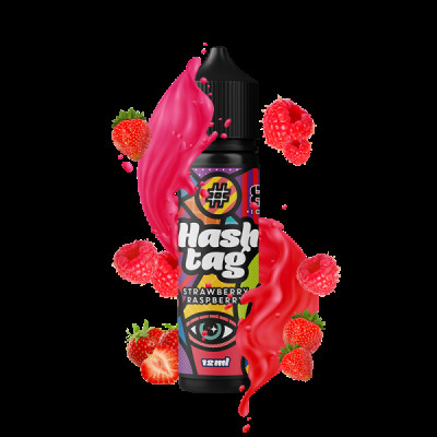FLAVORSHOTS - HASHTAG -08 STRAWBERRY RASPBERRY (ICE) 12/60 ML
