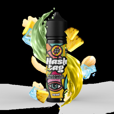 FLAVORSHOTS - HASHTAG -09 PINEAPPLE & MELON BOOST (ICE) 12/60 ML