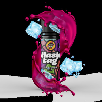 FLAVORSHOTS - HASHTAG -12 GRAPE SODA MIX (ICE) 12/60 ML