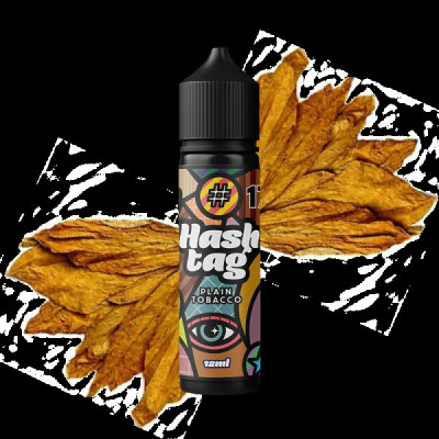 FLAVORSHOTS - HASHTAG -17 PLAIN TOBACCO 12/60 ML