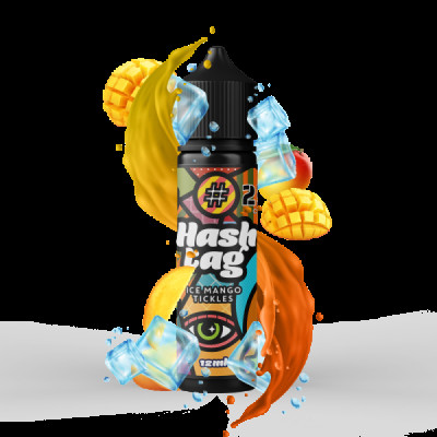 FLAVORSHOTS - HASHTAG -25 MANGO TICKLES (ICE) 12/60 ML