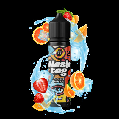 FLAVORSHOTS - HASHTAG -28 CITRUS BLAST (ICE) 12/60 ML