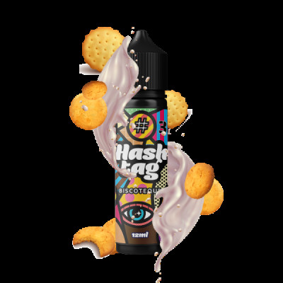 FLAVORSHOTS - HASHTAG -32 BISCOTEQUE 12/60 ML