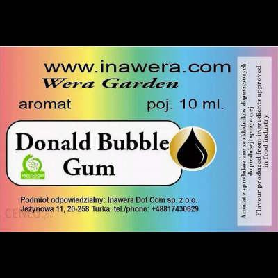 Inawera - Tobacco Donald Bubble Gum - 10ml