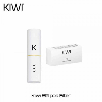 Kiwi Filter Pack White 20 Pcs