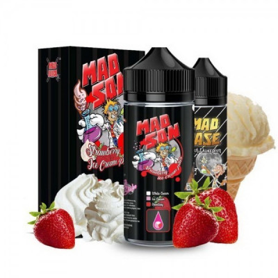Mad Juice Flavor Shot - Strawberry Ice Cream  100ml