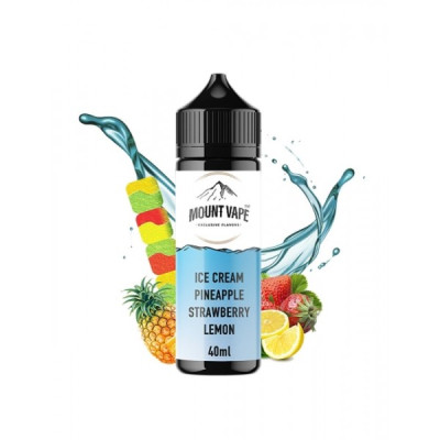 MOUNT VAPE ICE CREAM PINEAPPLE STRAWBERRY LEMON (120ML)