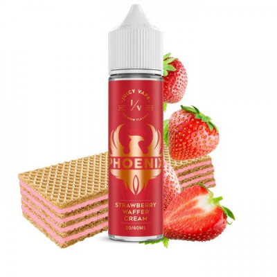 Phoenix Strawberry Waffer Cream Flavour Shot (60ML)