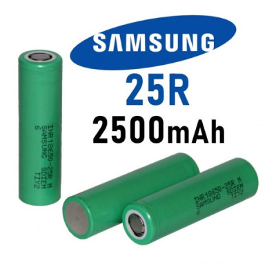 Samsung 25R 18650 2500mah Μπαταρία
