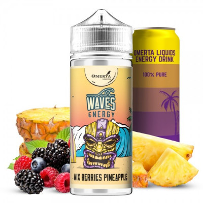 WAVES ENERGY MIX BERRIES PINEAPPLE (120)